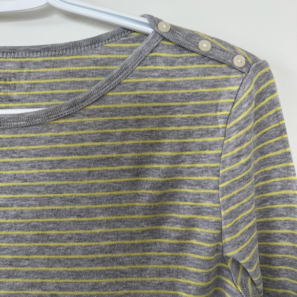 Gap striped long sleeve with shoulder detail - Picture 2 of 5